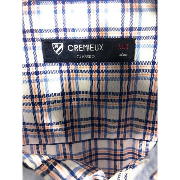 Cremieux Men's XLT Long Sleeve Button Up Multicolor Cotton Adult Shirt A12 - Picture 2 of 4